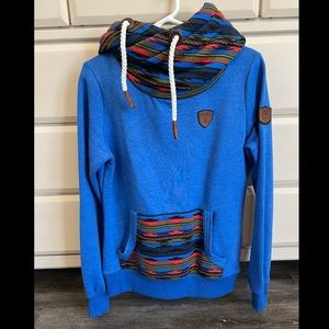 Wanakome cowl neck hoodie